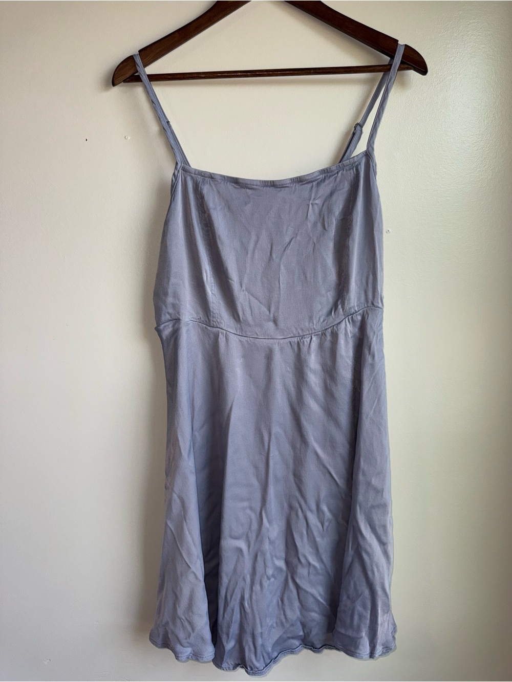 Urban Outfitters Lavender Slip Dress Smocked Back Adjustable Straps XL